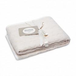 Плед детский рис. Беж р-р 80х110см, арт. ПЛ-01.3