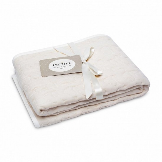 Плед детский рис. Беж р-р 80х110см, арт. ПЛ-01.3