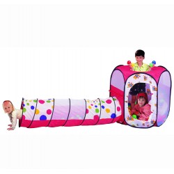 Игровая палатка Calida Дом/100 шаров Шестигранник/Туннель