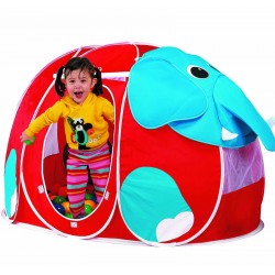 Игровая палатка Calida Дом/100 шаров Слоник (130х90х85)