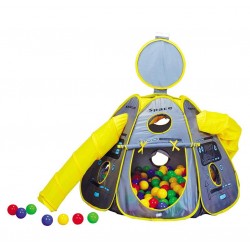 Игровая палатка Calida Дом/100 шаров Космический корабль 100х100х80