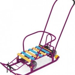 Санки ТИМКА 5 УНИВЕРСАЛ сиреневый НИКА 