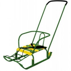 Санки ТИМКА 3+ Зеленый НИКА .