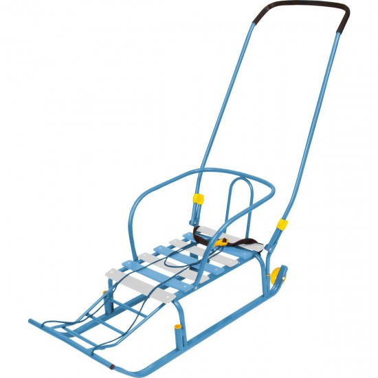 Санки Тимка 5 классик голубые Ника