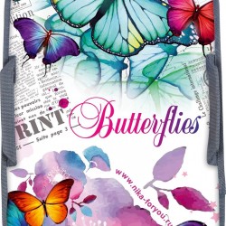 Ледянка принт Бабочка мягкая прямоугольная НИКА