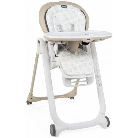 Стульчик для кормления Chicco POLLY Progres5 BEIGE от 0 месяцев