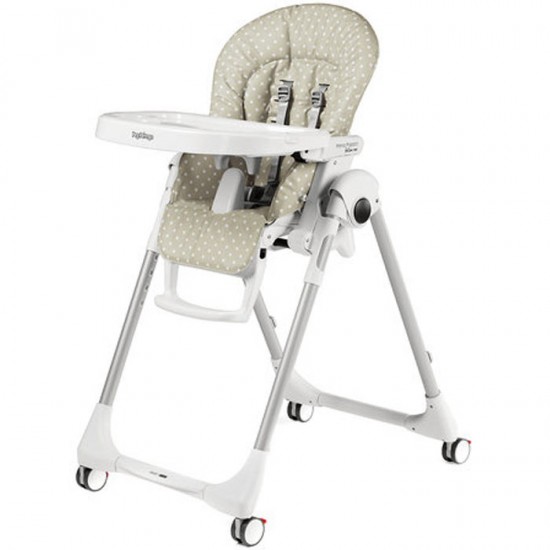 Стульчик для кормления PEG PEREGO Prima PAPPA ZERO 3 FOLLOW ME BABYDOT BEIGE беж в крап