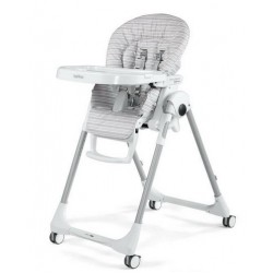 Стульчик для кормления Peg Perego Prima Pappa Follow Me (linear grey) серый
