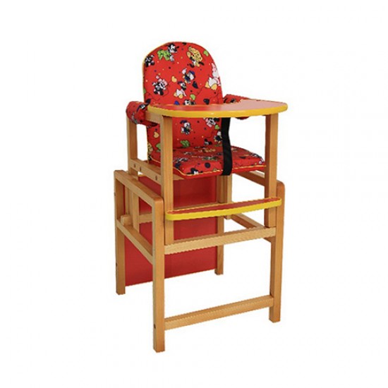 Стульчик для кормления Вилт Малыш красный