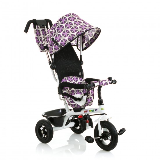 Велосипед трицикл Babyhit Kids Tour XT бело/фиолетовый