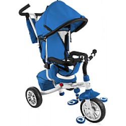 Детский велосипед с ручкой Lorelli Fast 10050091606 blue/white