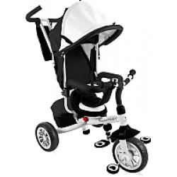 Детский велосипед с ручкой Lorelli Fast 10050091604 white black