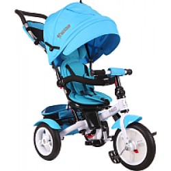 Детский велосипед с ручкой Lorelli Neo Air Wheels 10050340006 голубой